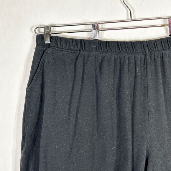 Roamans Plus Size 5XP Shorts 38W 40W Black Elastic Waist Pockets Petite 1239 - Picture 3 of 8